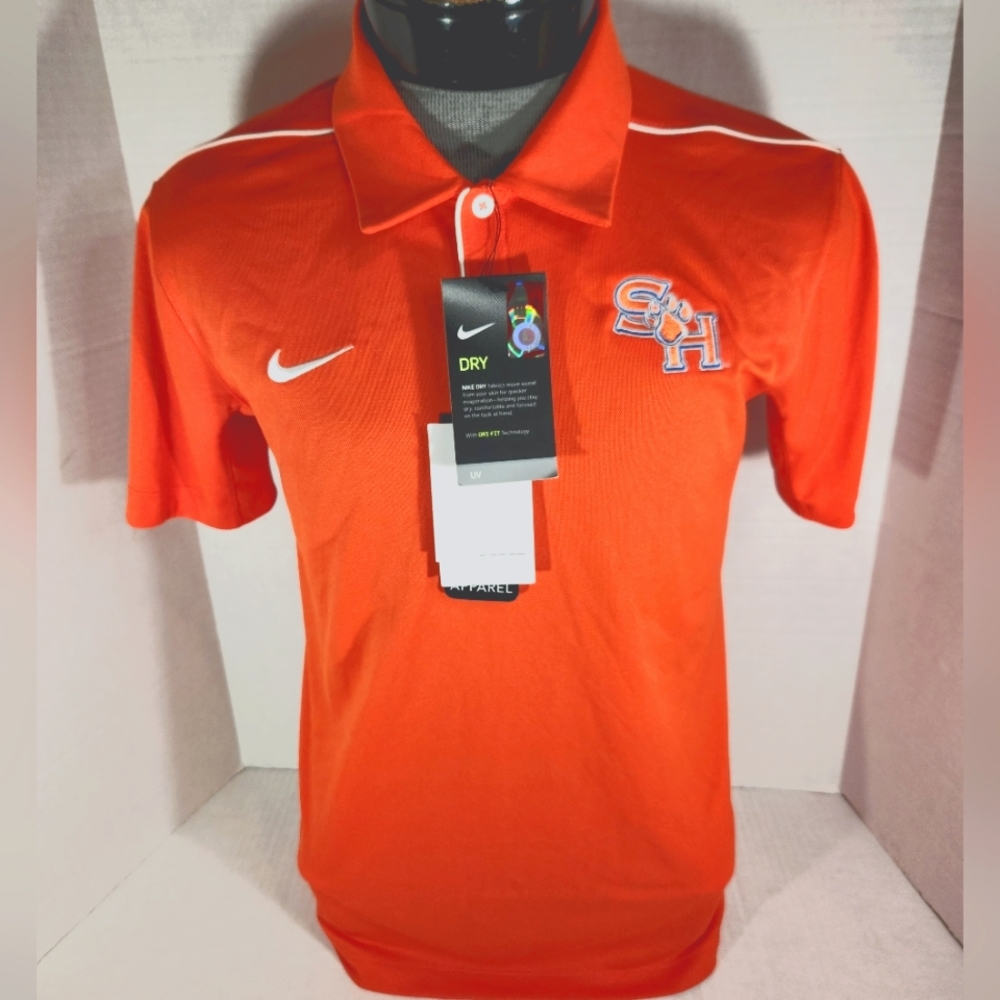NWT Men's Sam Houston State University Nike Dri-fit On Field Polo Shirt - Picture 1 of 4